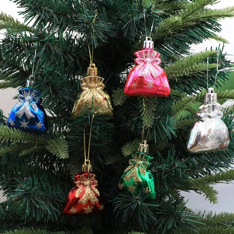 Weihnachtsbaum-Dekorationsset: 6-teilig