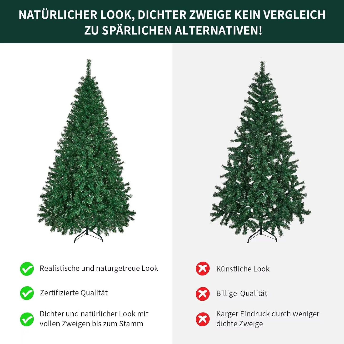 PVC Weihnachtsbaum-Immergrün und Schön